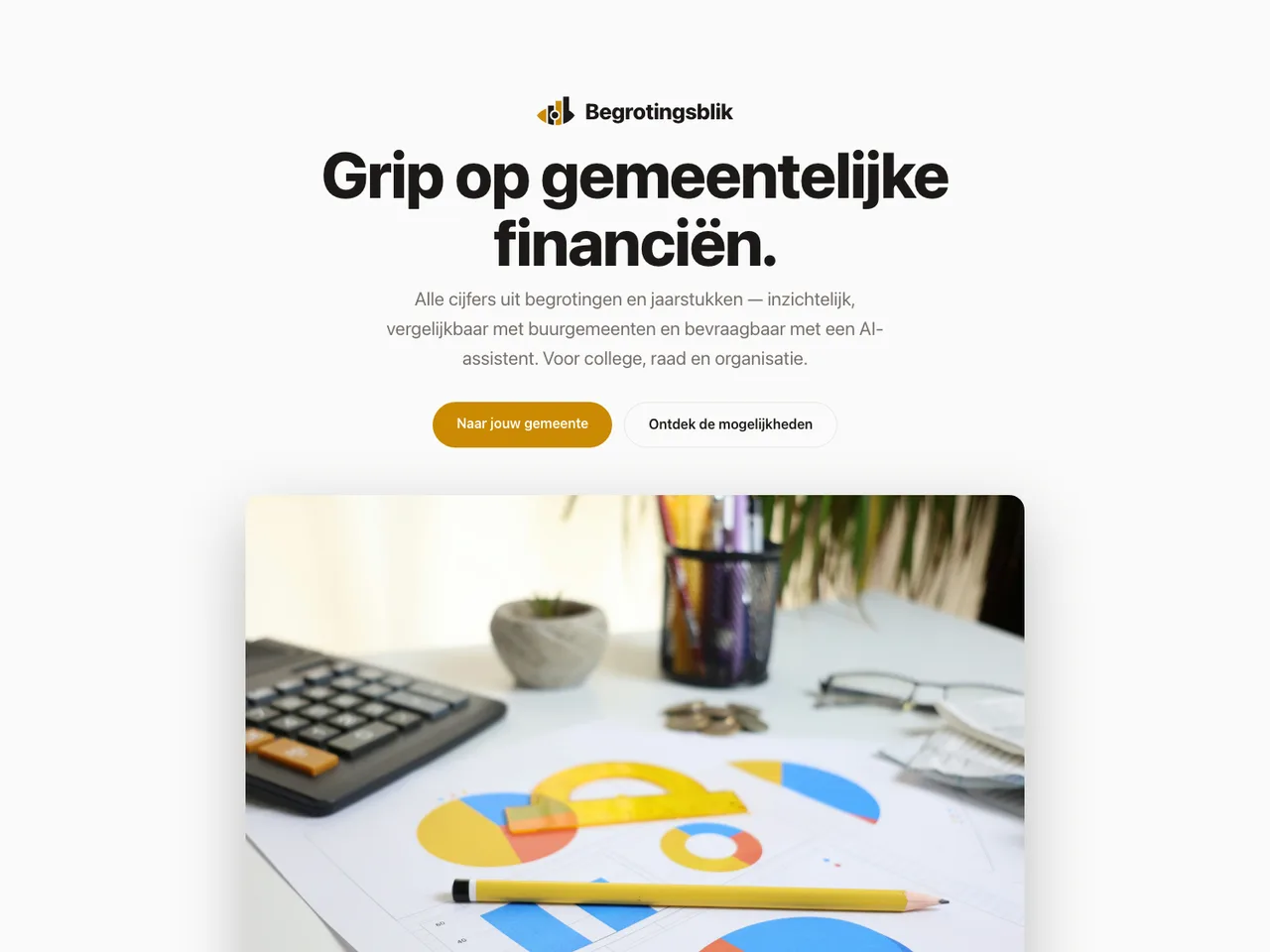 Startpagina van Begrotingsblik